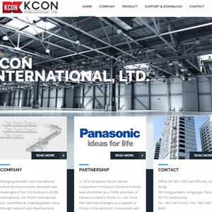KCON International, a website made by the Philadelphia area web development company TAF JK Group Inc.
